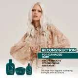 Набор для волос Alfaparf Milano Semi di Lino Reconstruction Reparative kit шампунь, маска и несмываемый уход, для повреждённых волос, 3 предмета, 3 шт — фото 8