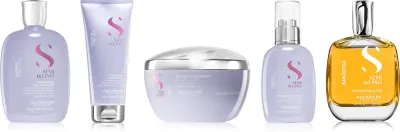 Набор для волос Alfaparf Milano Semi di Lino Smooth Smoothing Kit разглаживающий, для непослушных волос, 5 предметов, 5 шт