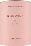 Свеча ароматическая Ambientair COLOURS Black Vanilla с согревающим ароматом, растительный воск, 200 г — фото 2