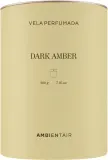 Свеча ароматическая Ambientair COLOURS Dark Amber, растительный воск, 200 г — фото 2