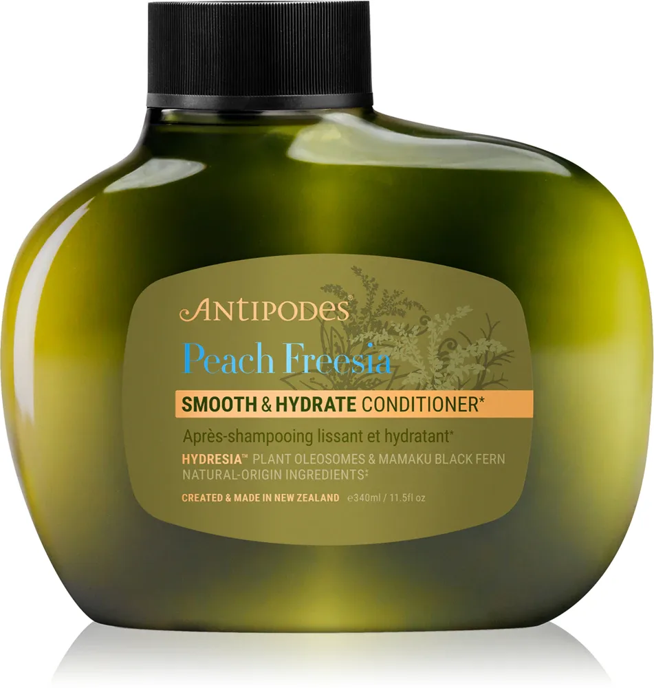 Кондиционер для волос Antipodes Peach Freesia разглаживающий, увлажняющий, 340 мл