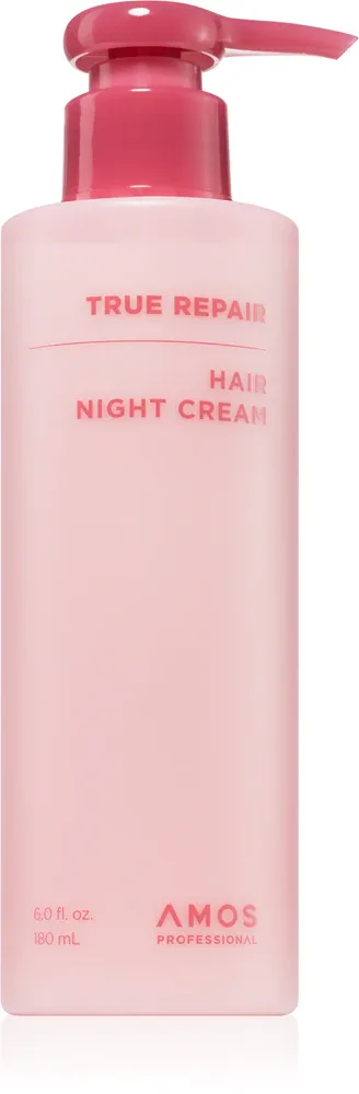 Крем для волос AMOS PROFESSIONAL True Repair Hair Night Cream несмываемый, восстанавливающий, 180 мл