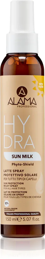 Молочко для волос Alama Professional Hydra Sun Milk Phyto-Shield солнцезащитное, несмываемое, 150 мл