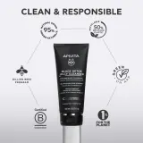 Гель для умывания Apivita Cleansing Black Detox Jelly Cleanser с активированным углём, очищающий — фото 8