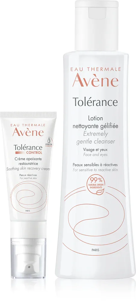 Avène Tolérance Soothing Care - Набор для ухода за лицом Avene Tolerance Soothing Care крем и очищающее молочко, 1 шт