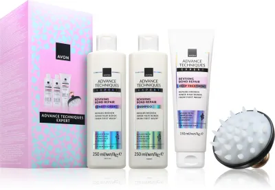 Набор средств для волос Avon Advance Techniques Expert Hair Care Giftset подарочный, для сухих волос, 4 шт