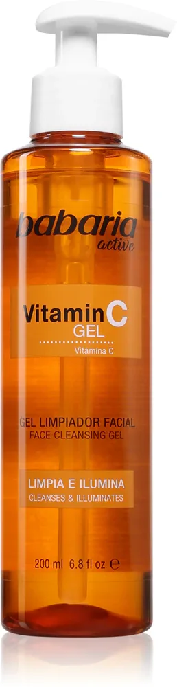 Средство для умывания Babaria Vitamin C с витамином C и гликолевой кислотой, для всех типов кожи, 200 мл