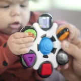 Игрушка интерактивная Baby Einstein Curiosity Clutch Twist Pop развивающая моторику, для детей, 1 шт 3 m+ — фото 3