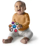 Игрушка интерактивная Baby Einstein Curiosity Clutch Twist Pop развивающая моторику, для детей, 1 шт 3 m+ — фото 5