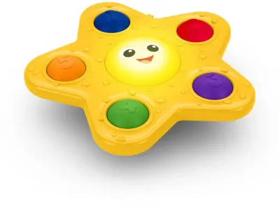 Игрушка интерактивная Baby Einstein Pop Glow Starfish сенсорная, развивающая, 1 шт 6 m+