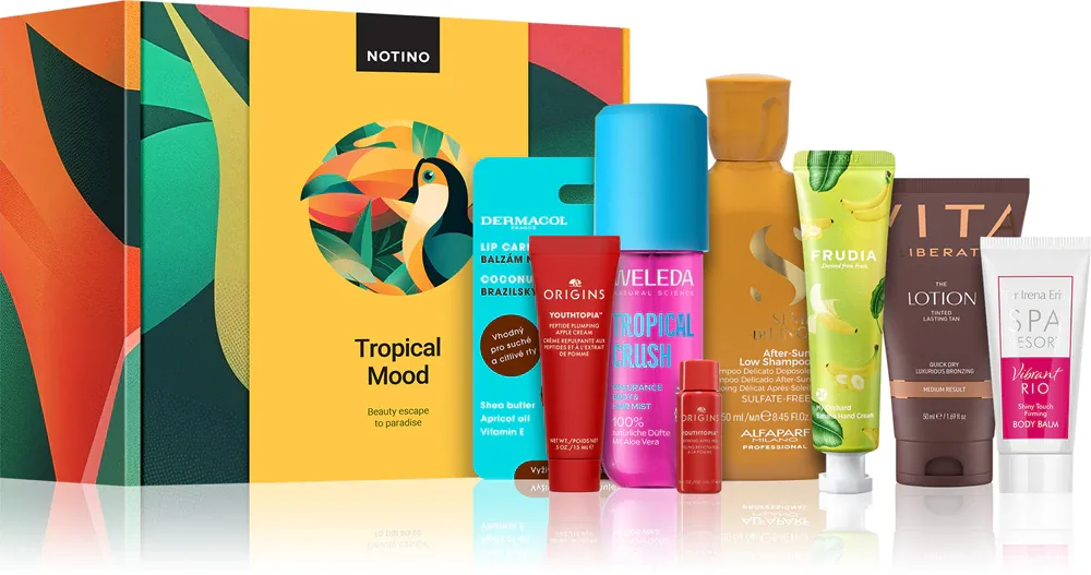 Набор косметики Beauty Box Notino Tropical Mood, тропический, для кожи и волос