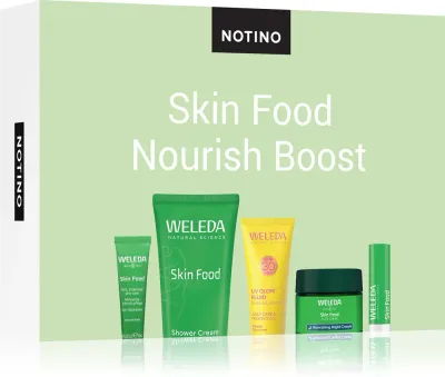 Beauty Discovery Box Notino XL – Skin Food Nourish Boost (Weleda) - Набор для ухода за кожей Discovery Box Notino XL Skin Food Nourish Boost, 5 средств, питательный