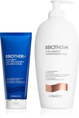 Набор косметики для тела Biotherm Collagen Fit Body Ritual Set с молочком и скрабом, 1 шт