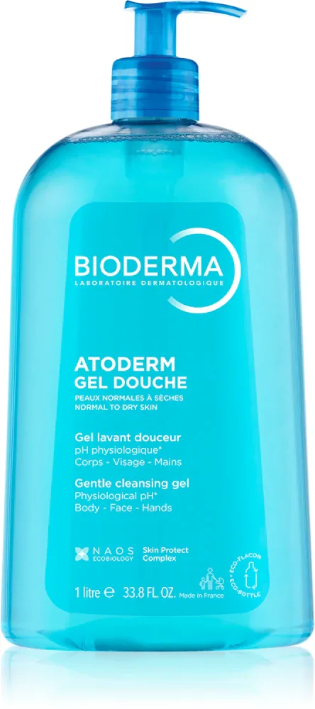 Гель для душа Bioderma Atoderm Gel для сухой и чувствительной кожи, кремовая текстура, 1000 мл