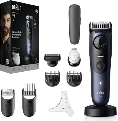 Триммер для бороды Braun Series 7 BT7540 с 10 насадками, водонепроницаемый, 1 шт
