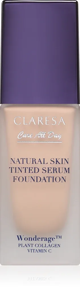 Тональная сыворотка Claresa Care All Day Natural Skin Tinted Serum Foundation с лёгким покрытием, светлый оттенок, 32 мл, оттенок 1C Light Cool