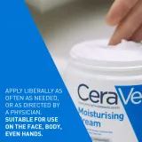 Набор средств для ухода за кожей CeraVe Moisturizers крем и уход с SPF 50, для сухой кожи, 454 г + 52 мл — фото 3