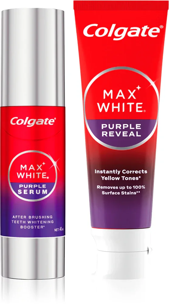 Набор для отбеливания зубов Colgate Max White паста и сыворотка, 2 шт