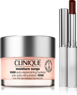 Набор косметический Clinique Almost Lipstick + MS 100H, помада и увлажняющий крем-гель, 1 шт