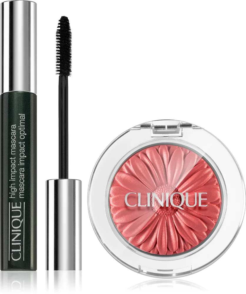 Набор косметики для макияжа Clinique Full Look, румяна, тушь и карандаш для глаз, 1 шт