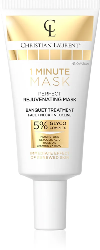 Маска для лица Christian Laurent 1 Minute Mask 5% Glyco Complex увлажняющая, с маслом жожоба, 30 мл