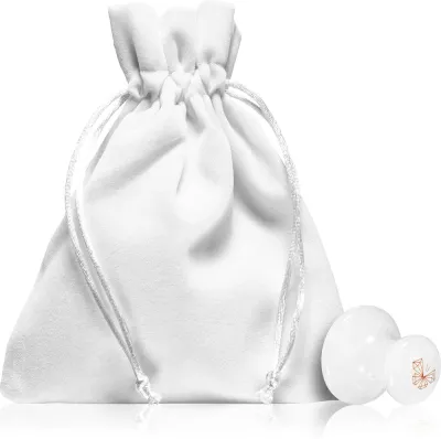 Массажёр для лица Crystallove Clear Quartz Mushroom из горного хрусталя, 1 шт