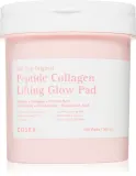 Пэды для лица Cosrx One Step Original Peptide Collagen Lifting Glow Pad тонизирующие, с пептидами и коллагеном, 100 шт — фото 1