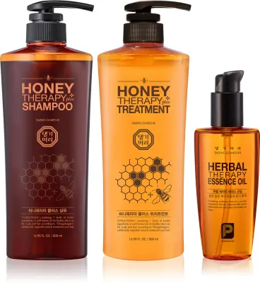 Набор для ухода за волосами DAENG GI MEO RI Honey Therapy Hair Care, шампунь, кондиционер и масло, 1 шт