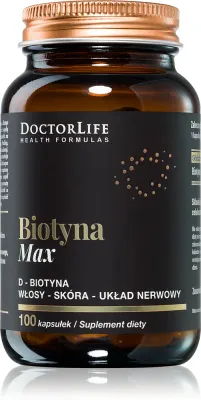 Биологически активная добавка Doctor Life Biotyna Max с биотином, витамин B7, 100 таблеток