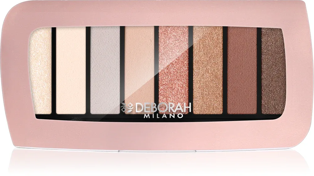 Палетка теней для век Deborah Milano Color Moods с абрикосовым маслом, стойкая, 8 г, оттенок 02 Daylight
