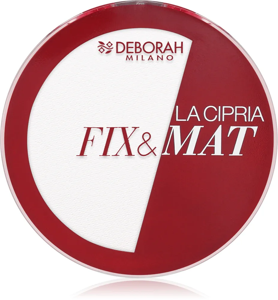 Пудра для лица Deborah Milano Fix Mat фиксирующая, прозрачная, 8,5 г