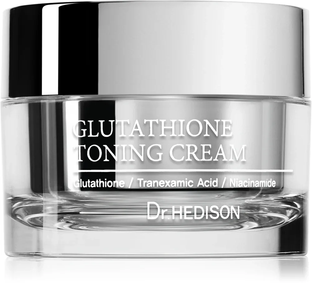 Крем для лица Dr. HEDISON Glutathione Toning Cream выравнивающий тон, с ниацинамидом, 50 мл