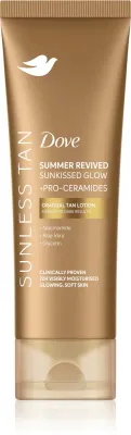 Автозагар для тела Dove Summer Revived Sunless Tan с алоэ и ниацинамидом, увлажняющий