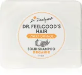 Шампунь твёрдый Dr. Feelgood Sweet Orange для всех типов волос, дорожный формат, 100 г — фото 1