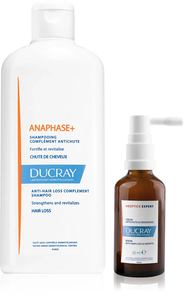Набор для ухода за волосами Ducray Anaphase+ Duo, при выпадении и поредении волос, 1 шт