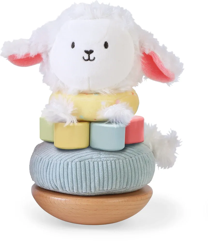 Пирамидка детская 2Kids Toys Stacking Tower Toy Sheep развивающая, с мотивом овечки, 5 шт 18m+