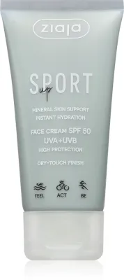 Крем для лица Ziaja Sport Up Face Cream солнцезащитный, водостойкий, 50 мл