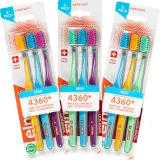 Зубная щётка Elmex Super Soft 4360 ультрамягкая, для чувствительных дёсен, 3 шт Super soft — фото 2