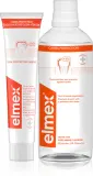 Набор для ухода за полостью рта Elmex Caries Protection зубная паста и ополаскиватель — фото 1