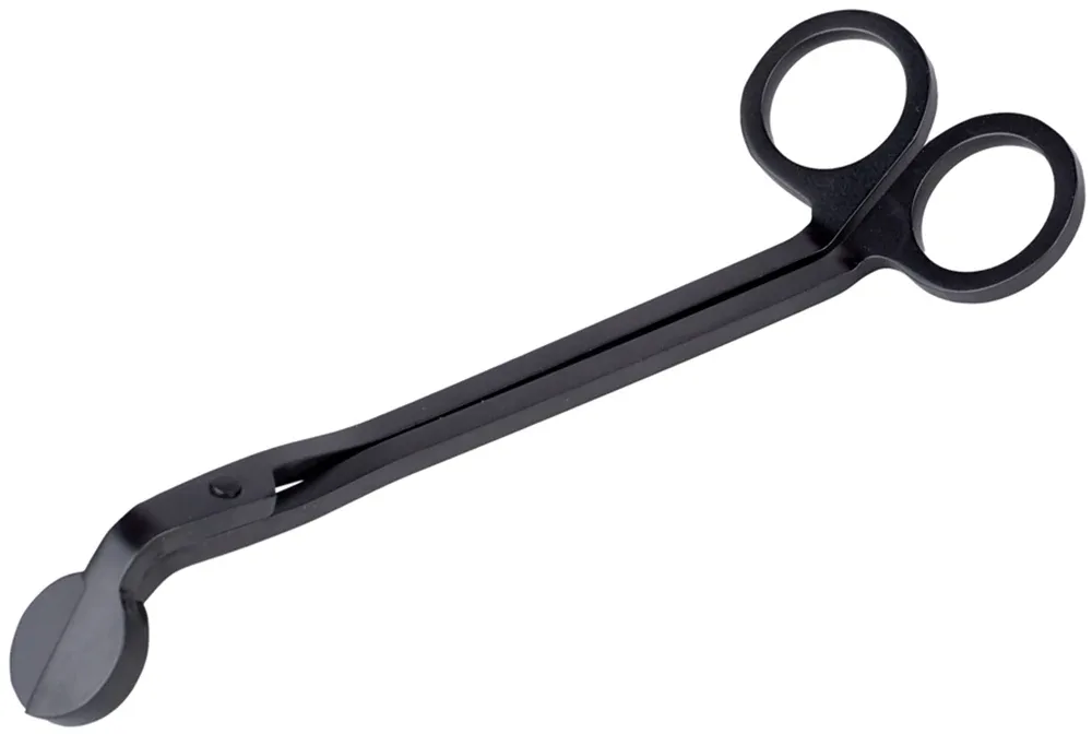 Ножницы для фитиля свечи Emocio Wick Trimmer Black металлические, чёрные, 1 шт