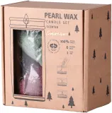 Свеча декоративная Emocio Pearl Wax Set набор с воском и фитилями, 500 г — фото 1
