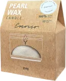 Свеча ароматическая Emocio Pearl wax Cashmere White с пудровым ароматом, 350 г — фото 1