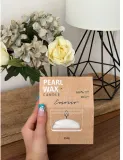 Свеча декоративная Emocio Pearl Wax White с хлопковым фитилём, белая, 350 г — фото 2