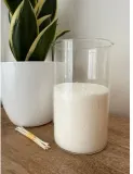 Свеча декоративная Emocio Pearl Wax White с хлопковым фитилём, белая, 350 г — фото 5