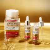 Сыворотка для лица Eveline Cosmetics Platinum Collagen Advanced Facial Serum с гиалуроновой кислотой и коллагеном, 30 мл — фото 2