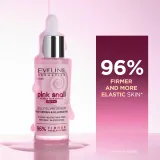 Сыворотка для лица Eveline Cosmetics Pink Snail Glazed Skin Effect с пептидами, увлажняющая, 30 мл — фото 6