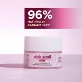Крем для лица Eveline Cosmetics Pink Snail Glazed Skin Effect с гиалуроновой кислотой и маслом ши, 50 мл — фото 6