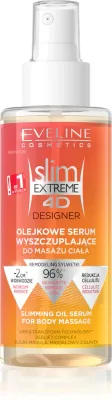 Масло для массажа Eveline Cosmetics Slim Extreme 4D Designer миндальное, с прополисом, для всех типов кожи, 150 мл