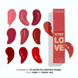 Помада для губ Eveline Cosmetics VINY LOVE Vinyl Lip Liquid жидкая, глянцевая, стойкая, 4 мл, оттенок 01 — фото 4