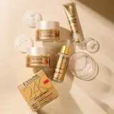 Крем для кожи вокруг глаз Eveline Cosmetics 24k Gold Caviar 24K Gold Vitamin C с витамином C, с ниацинамидом, 15 мл — фото 7